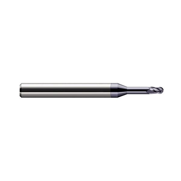 Harvey Tool 5/16 Cutter dia. x 0.4700 in. x 1.6250 in. 1-5/8 Reach Carbide Ball End Mill, 3 Flutes 33520-C3 - main
